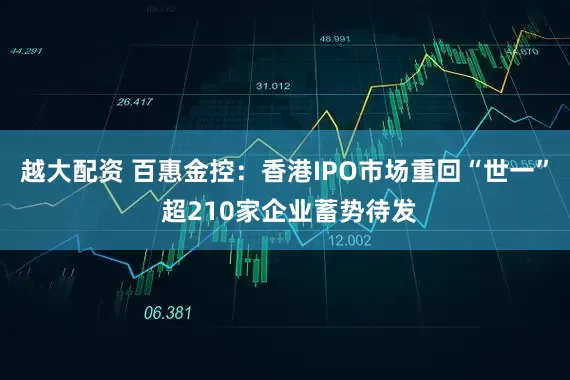越大配资 百惠金控：香港IPO市场重回“世一” 超210家企业蓄势待发